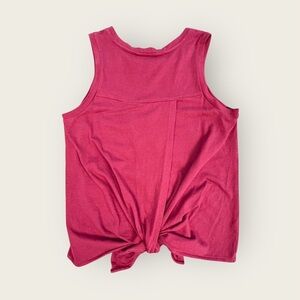 Banana Republic XS Tie-Back Tank Top – Burgundy 100% Cotton